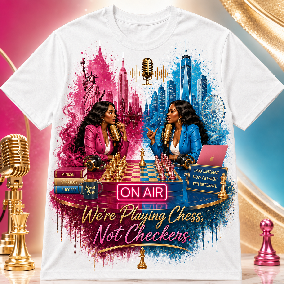 We’re Playing Chess, Not Checkers™ Statement Tee ( PRE-ORDER)