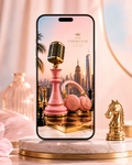 Thee Chess Club™ Luxury Digital Phone Wallpaper ♟️🎙️